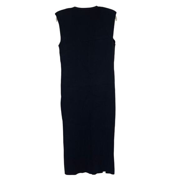 J.Crew Sleeveless Sweater Dress in Stretch Viscose Blend Black Size Medium NEW - Picture 7 of 7